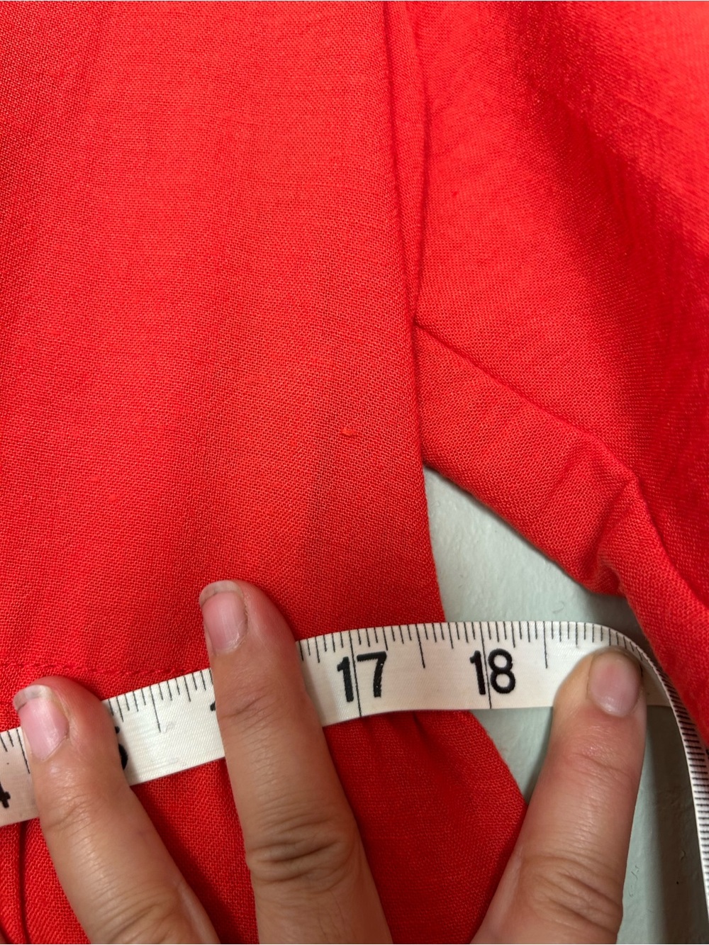 NWT Max Studio Papaya Red Tiered Maxi Shirt Dress w/ pockets - Picture 6 of 9